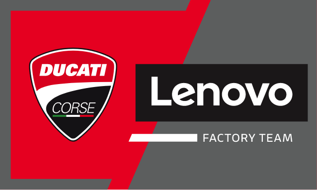 Lenovo Ducati MotoGP racing team accelerating innovation on the track.