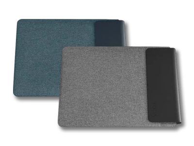 The Lenovo Yoga All-in-One, right angle view