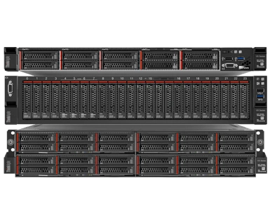 Lenovo ThinkAgile VX Series - front facing 3 stack