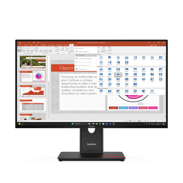 Lenovo ThinkVision T27-40 27 FHD-Monitor, 1920 x 1080