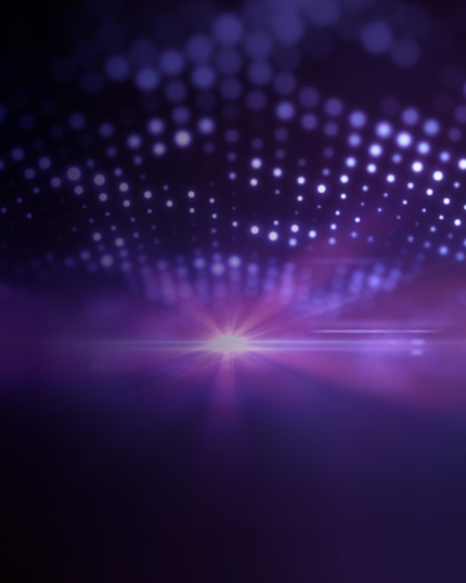 A purple and blue lightscape.