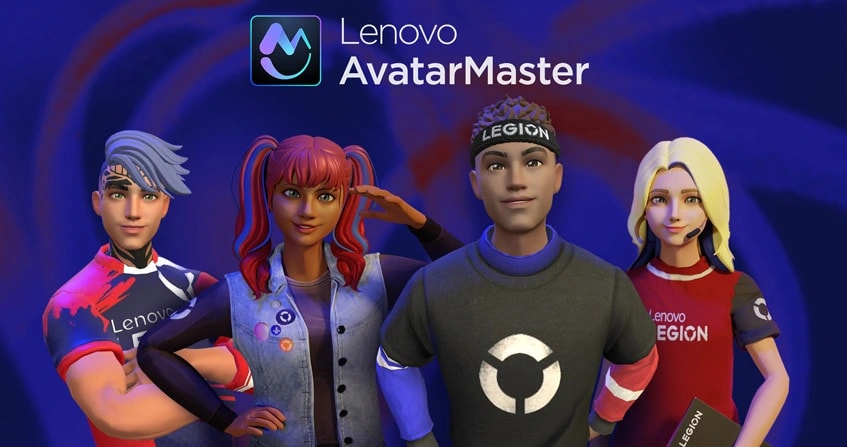 Four different avatars grouped together