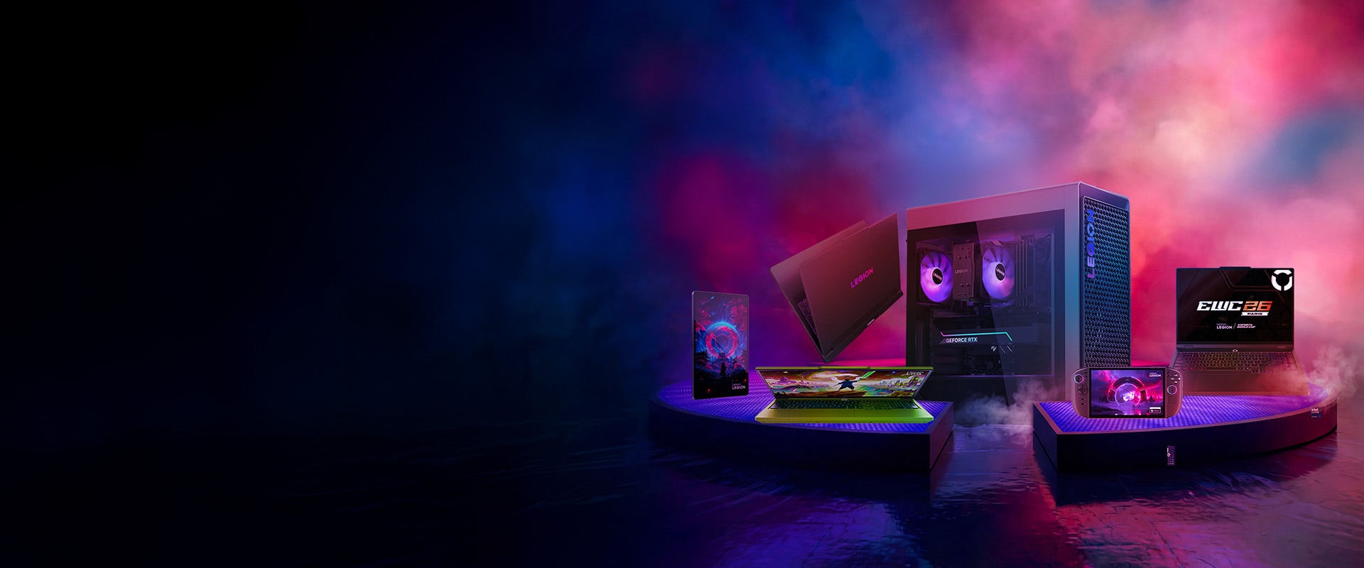 Lenovo Legion, the official gaming partner of the Esports World Cup.
