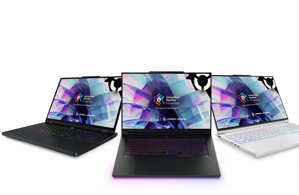 Lenovo Legion, the laptop for world builders – Unreal Fest Sponsor Chicago 2026.