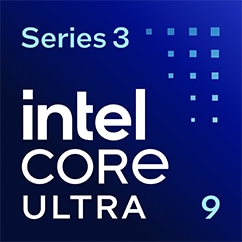 Intel Core Ultra 5 7 9 family Series 3 badge
