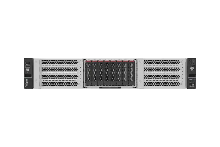 Front left-angled view of the ThinkSystem SR950 V3 server