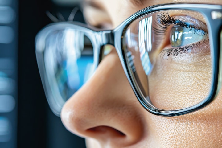 Man overlooking Cityscape with river