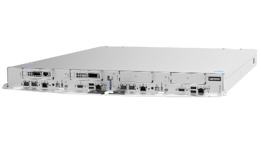 Image showing the back ports of the SC750 v4 server.