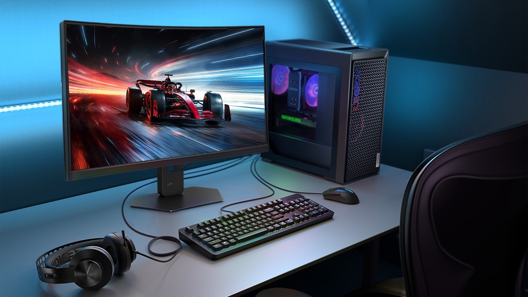 Legion 27Q-2c (27型曲面/2560x1440/240Hz/VA/高さ、縦回転