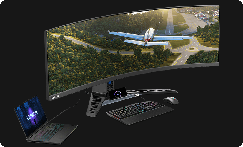 The monitor with USB-C one cable solution improves connectivity across a wide range of devices, providing more support for modern gaming environments.