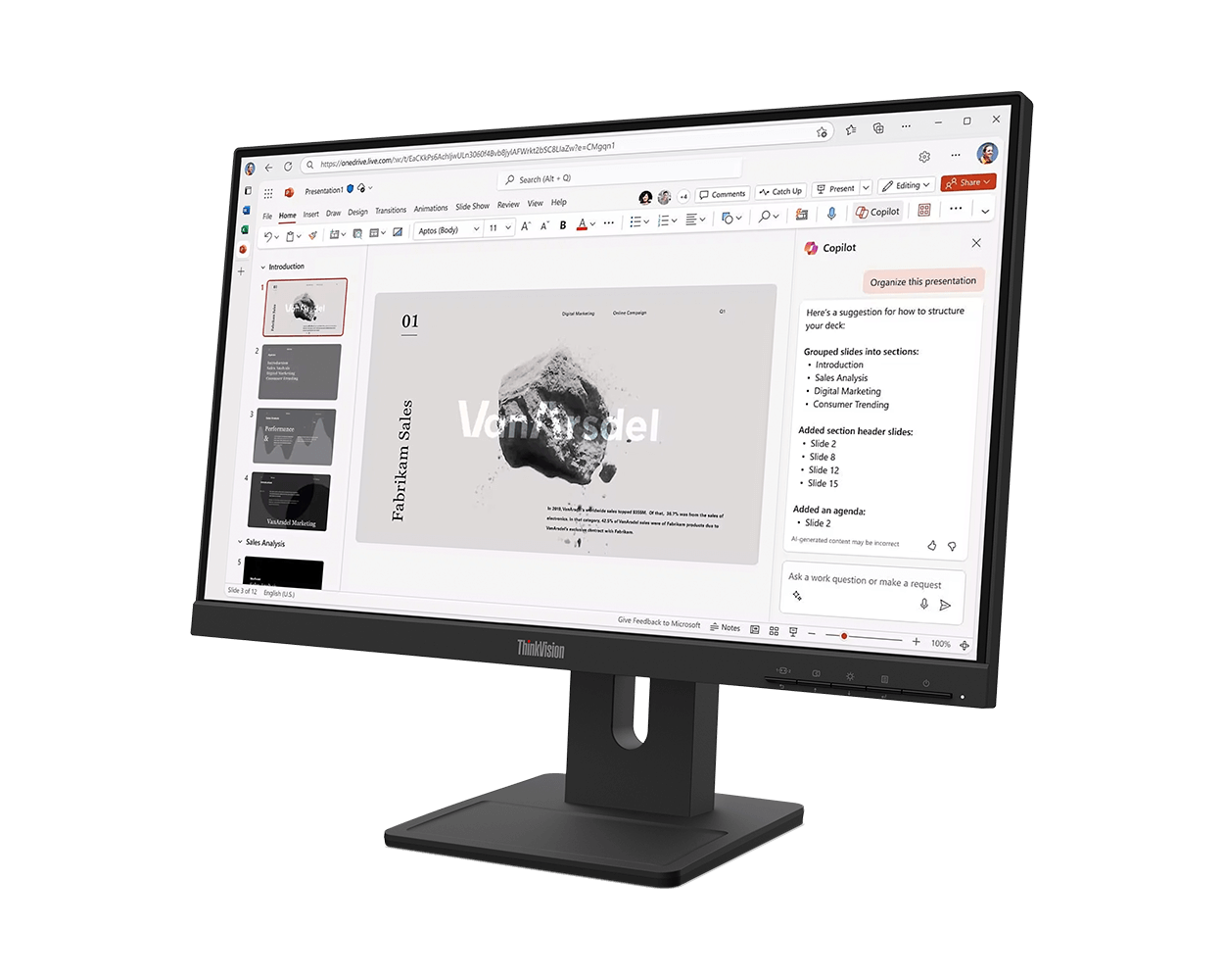 ThinkVision E22-40(21.5型/1920×1080/IPS/スピーカー/高さ・縦回転