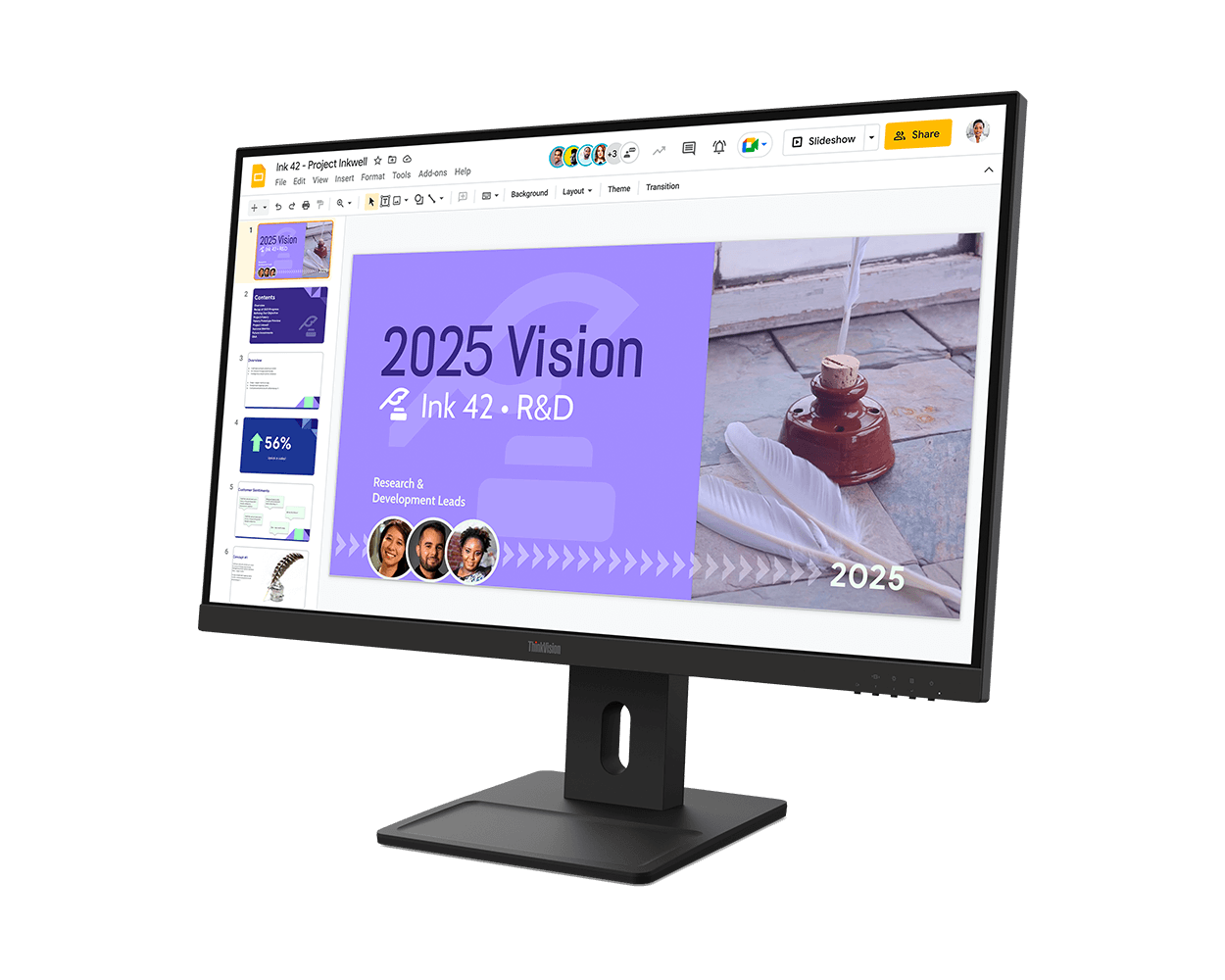 2025年モデル Lenovo E27Q-40 WQHD 27インチ液晶モニター ThinkVision E27q-40(27型/2560×1440/IPS/スピーカー/高さ・縦回転