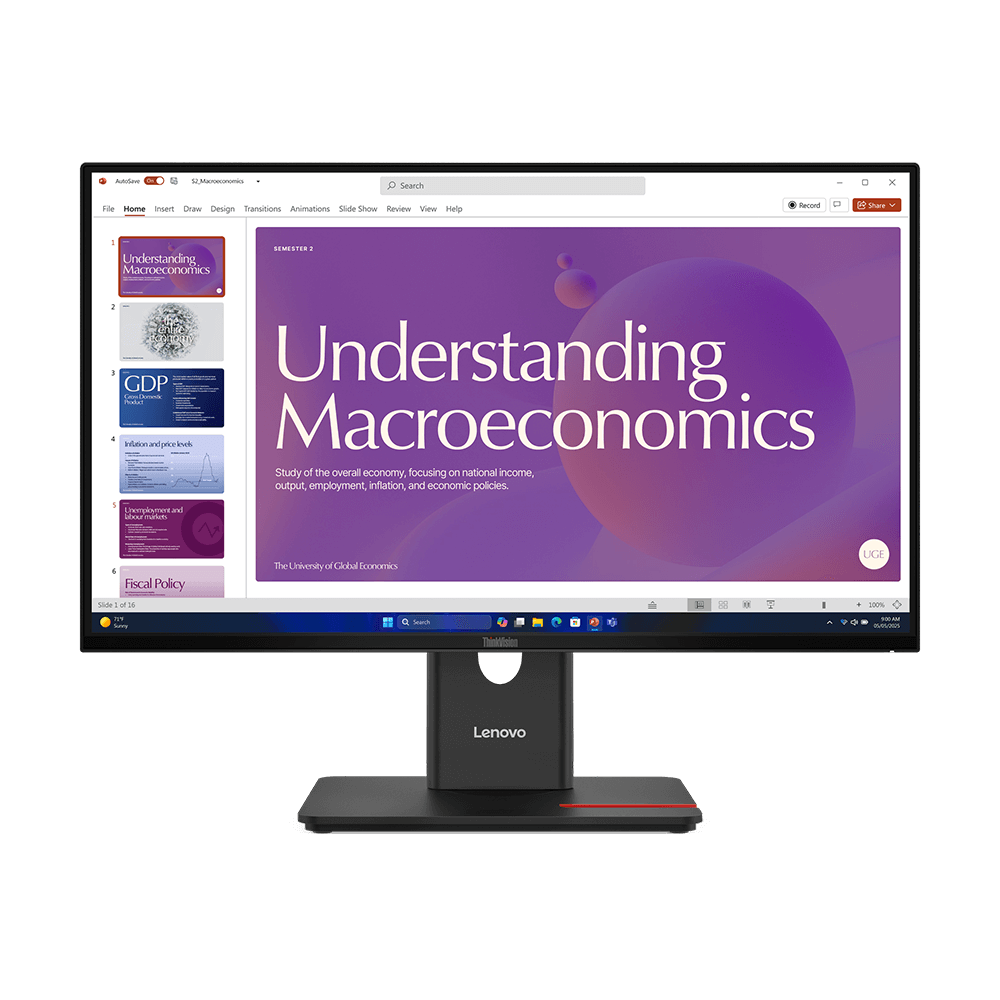 ThinkVision T24D-40(23.8型/1920×1080/IPS/USB-C/スピーカー/高さ・縦