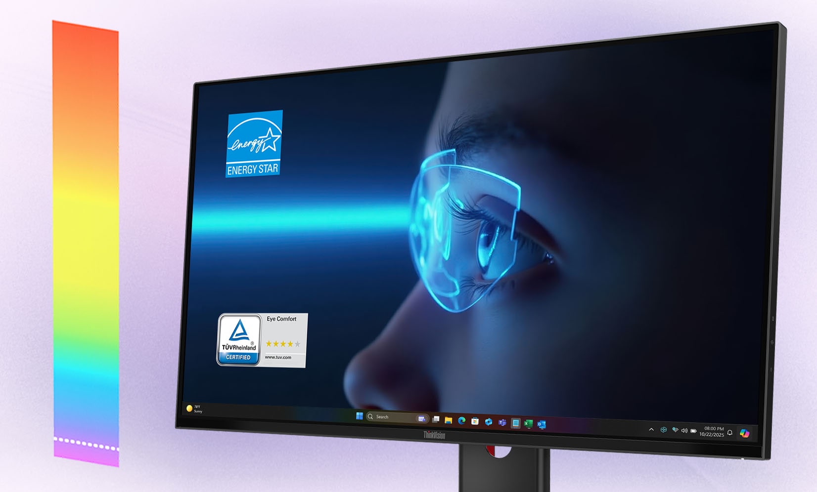 ThinkVision T27UD-40(27型/3840×2160/IPS/USB-C/高さ・縦回転