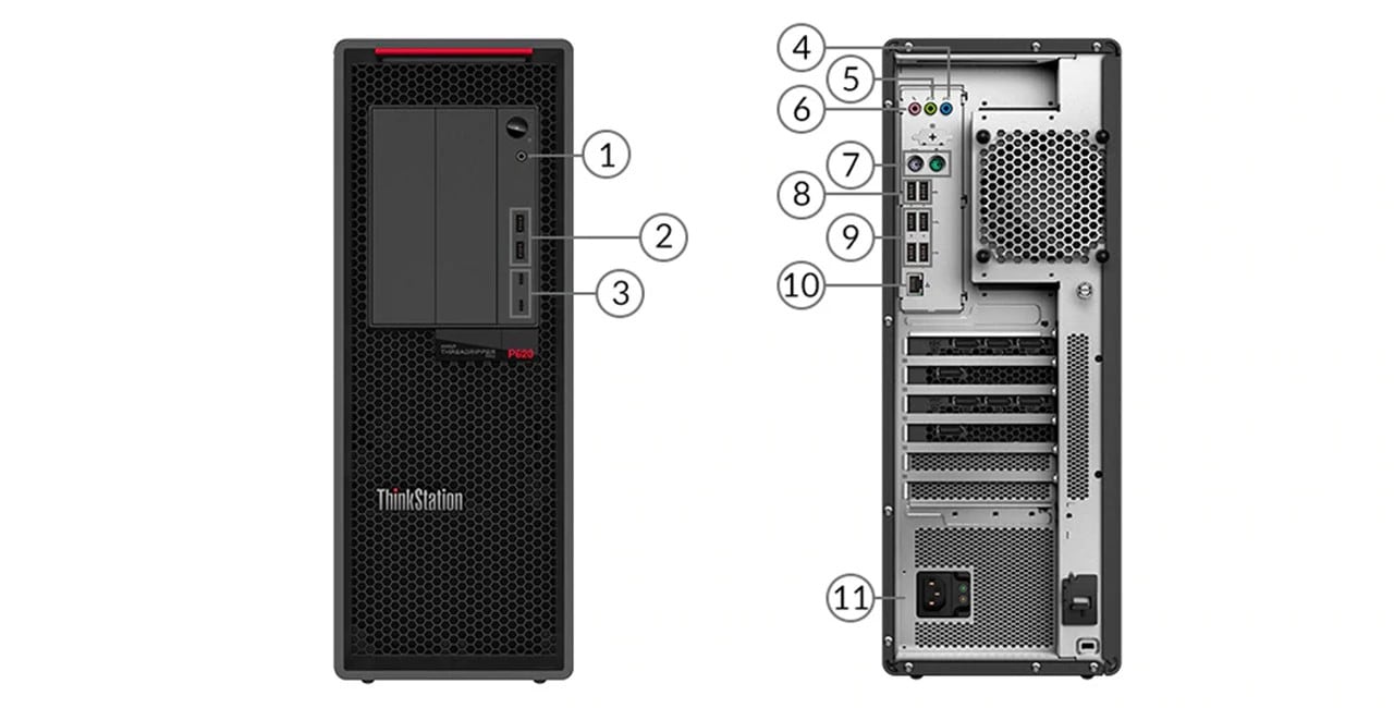 ThinkStation P620 | The world's first AMD Ryzen™ Threadripper™ PRO