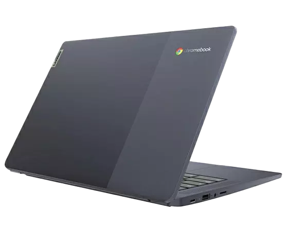 IdeaPad 3 Chromebook Gen 6 (14″ MTK) Abyss Blue Rear Facing Right
