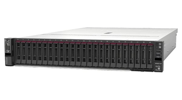 Lenovo ThinkSystem SR650 V2 Rack Server - front facing left