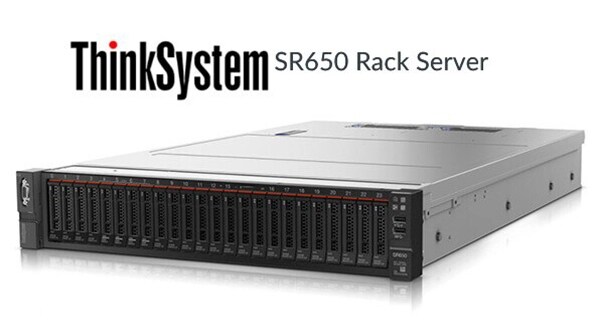 Lenovo ThinkSystem SR650 Rack Server - front facing left