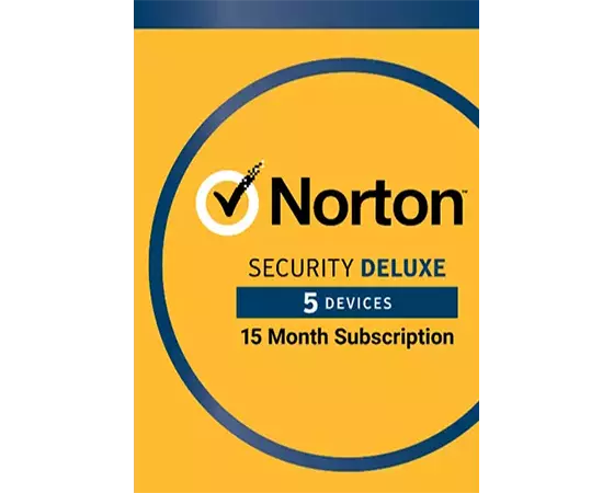 Norton Security Deluxe 15 Month Protection Up to 5 devices (Electronic Download)