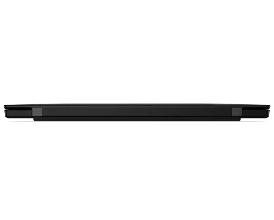 Vue arrière du portable Lenovo ThinkPad X1 Carbon Gen 10 avec couvercle fermé.