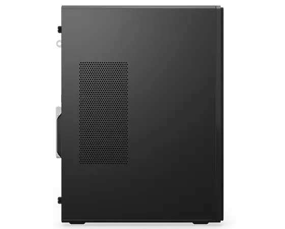 Left side view of Lenovo ThinkCentre Neo 70t tower showing vent.