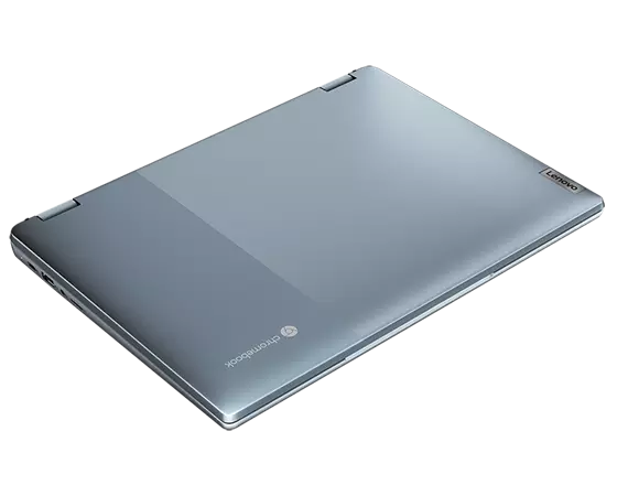 IdeaPad Flex 5i Chromebook Gen 7 (14" Intel)—¾ left view from above, lid closed