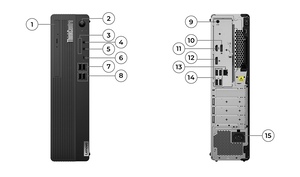 PC Bureau Lenovo ThinkCentre M70s - Intel I5, 8 Go RAM, 256 Go SSD, Windows 11 Pro, Format Compact
