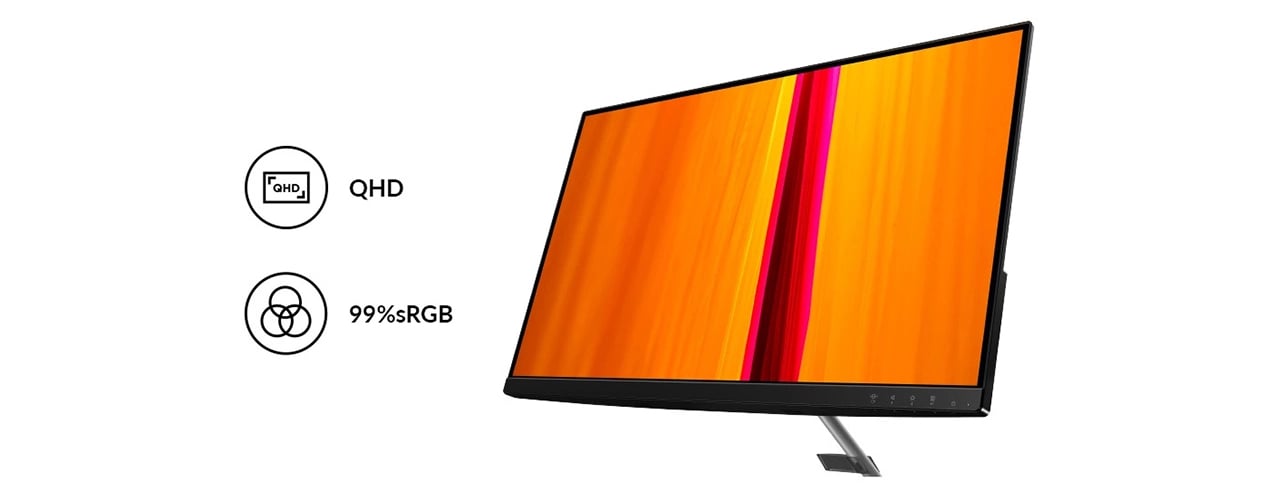 Lenovo 27 inch QHD Monitor - Q27q-L | Lenovo CA