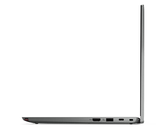 ThinkPad L13 Yoga Gen 3 laptop left side profile view.