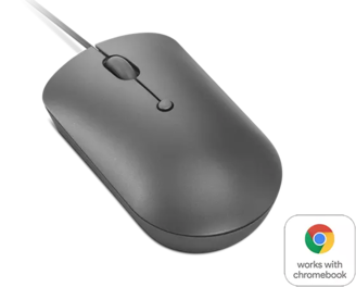 Lenovo 540 USB-C Wired Compact Mouse (Storm Grey) | GY51D20876