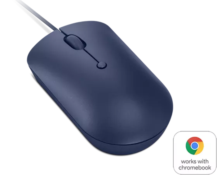 Lenovo 540 USB-C Wired Compact Mouse (Abyss Blue) | GY51D20878