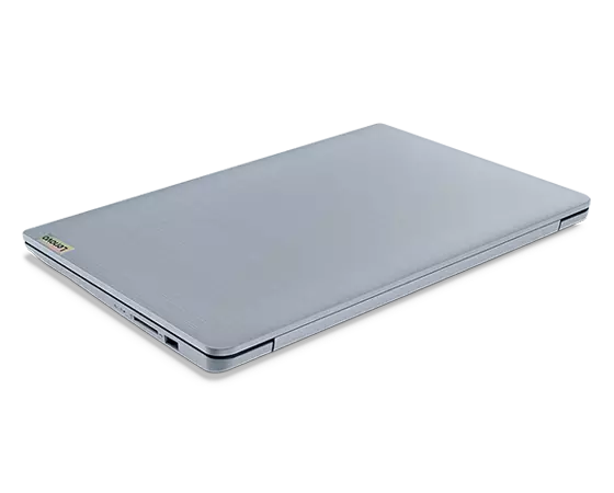 Closed IdeaPad 3i Gen 7 laptop top view showing cover