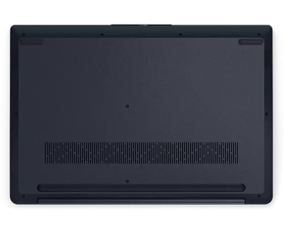 Abyss Blue IdeaPad 3i Gen 7 laptop bottom cover view