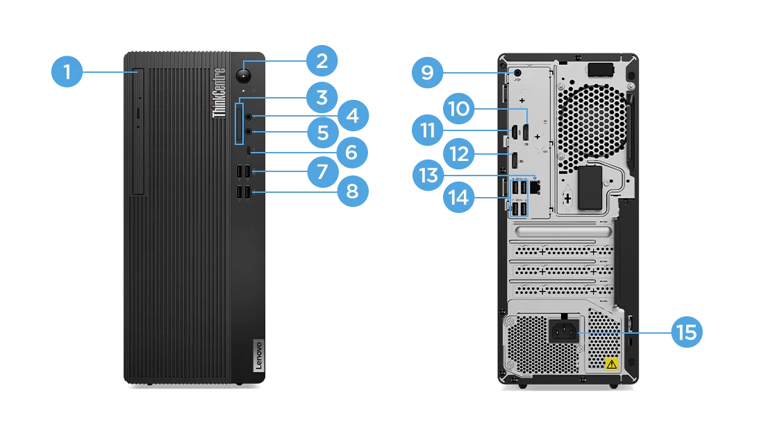 ThinkCentre M80t Tower Gen 3 | 優れたパフォーマンスのタワー型