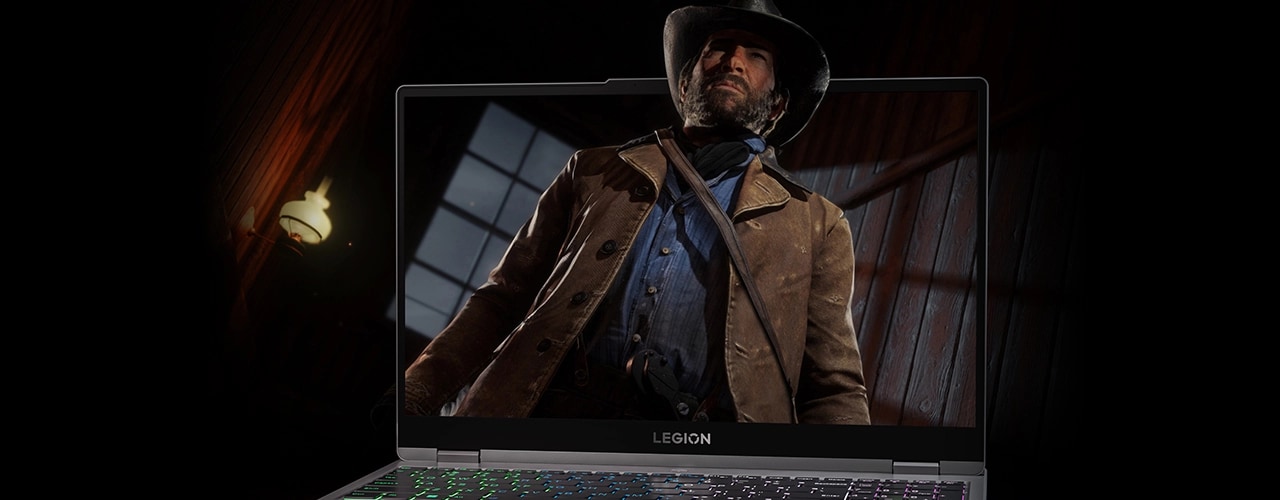 Legion 5 Gen 7 (15″ AMD) with “Red Dead Redemption” on screen