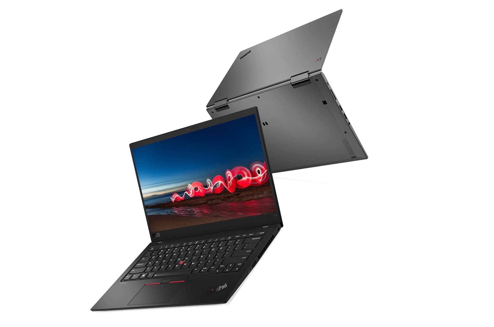 Two ThinkPad X1 Carbon laptops