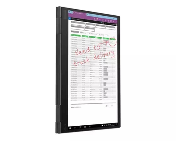 Lenovo 2-in-1 ThinkPad X1 Yoga Gen 5 gallery tablet mode portrait