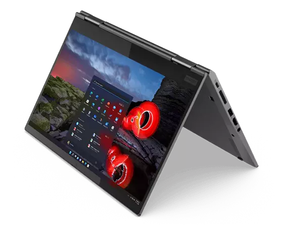 Lenovo 2-in-1 ThinkPad X1 Yoga Gen 5 tent mode