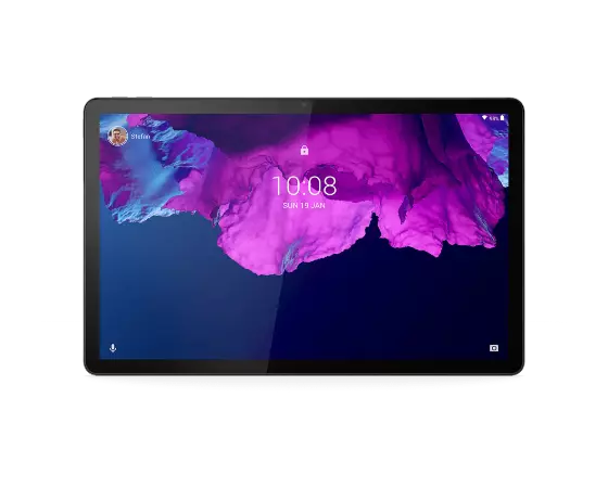 Front view of Lenovo Tab P11 tablet (horizontal).