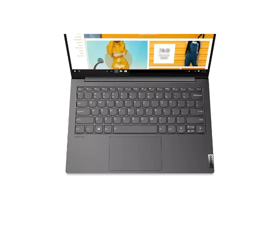 Lenovo Yoga Slim 7i (13”) top view showing keyboard