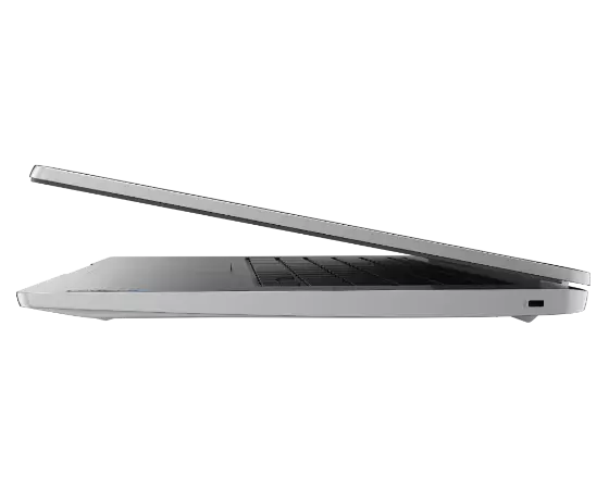 IdeaPad 3 Chromebook Gen 6 (14″ MTK) Arctic Grey Ports Left Side.