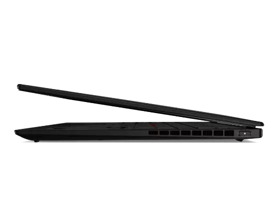 Vista lateral derecha del portátil ThinkPad X1 Nano plegado