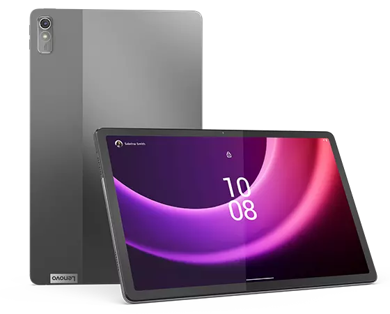 Vue de face de la tablette Lenovo Tab P11 coloris Storm Grey