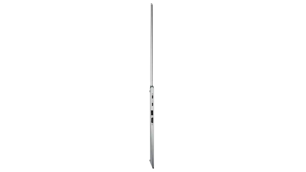 Slim profile of the Lenovo ThinkPad X1 Yoga Gen 6 convertible open 180 degrees.