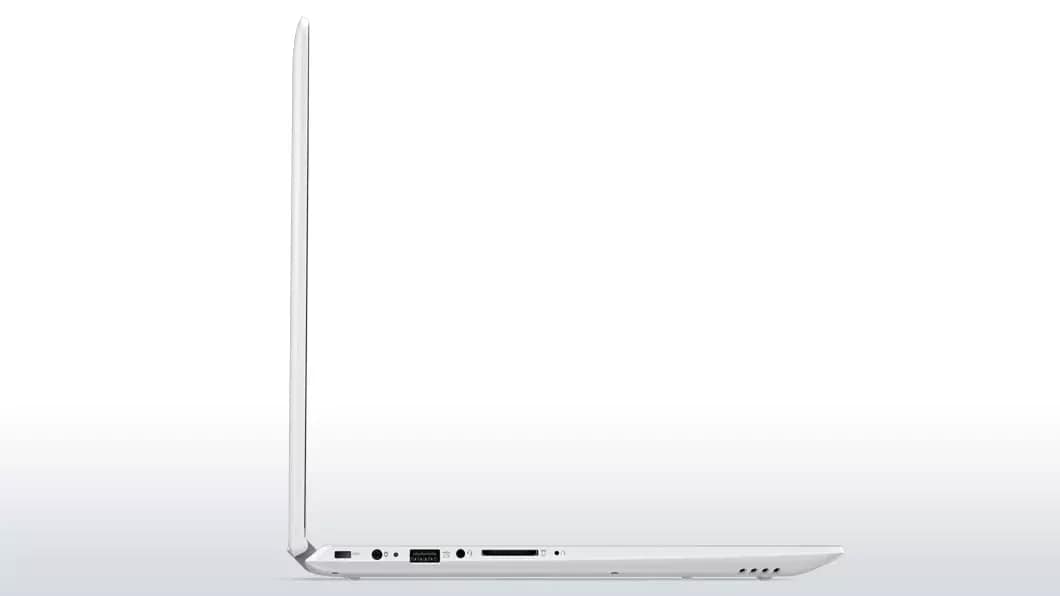 Lenovo Yoga 510 in white, left side view
