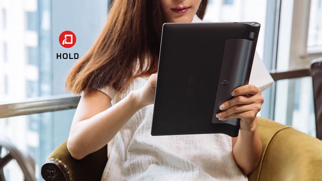 Lenovo Yoga Tab 3 (10) in Hold Mode 