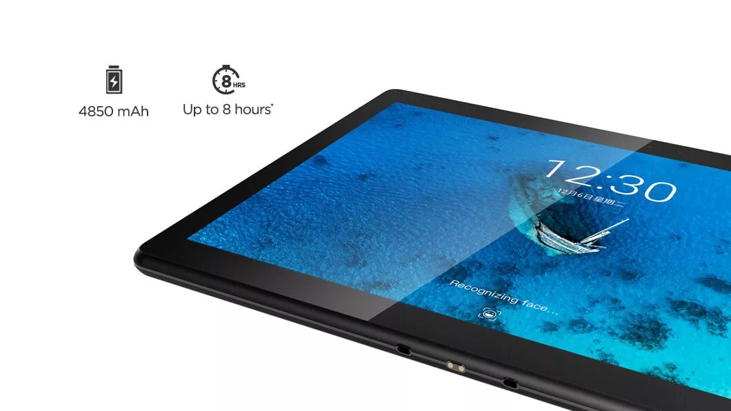 Lenovo Tab M10 (HD), 10.1” HD family entertainment tablet