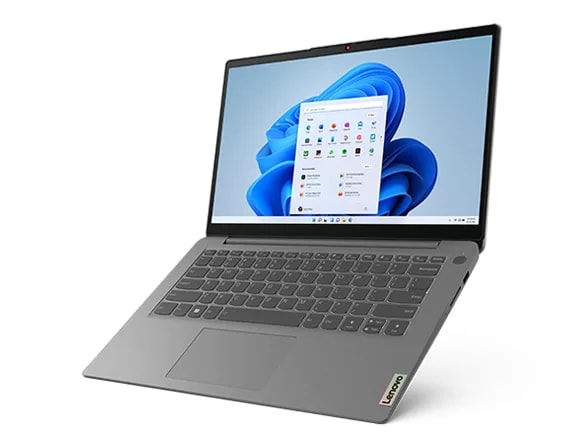 IdeaPad 3i Gen 7 laptop front-facing view, tilted left