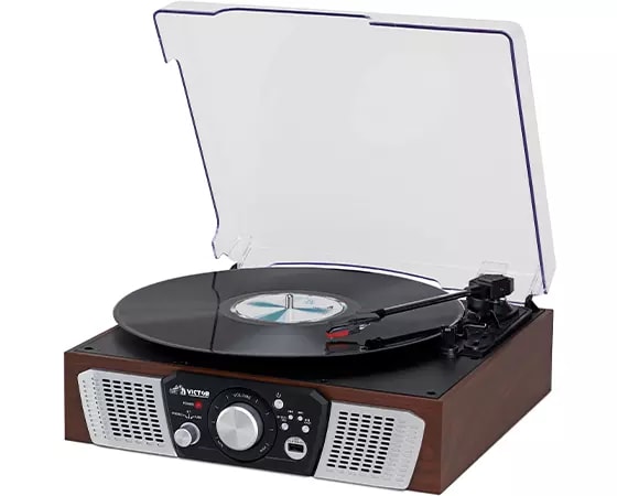 

Victor Lakeshore 5-in-1 Turntable System - Espresso