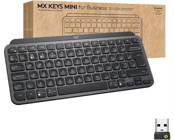 

Logitech MX Keys Mini Wireless Keyboard for Business - Graphite